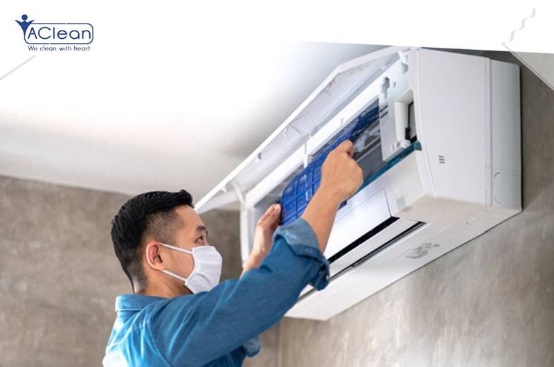 Teknisi AClean service cleaning AC profesional Tangerang Selatan